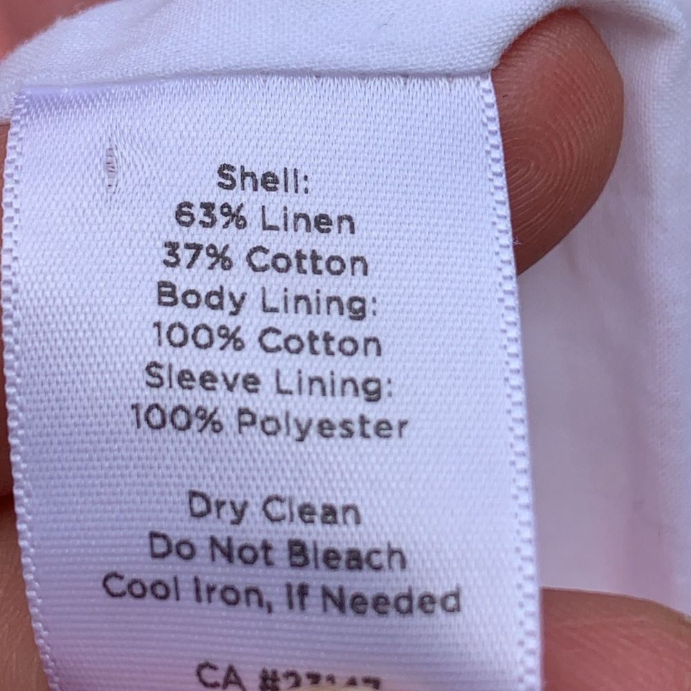 Talbots size 8 gorgeous linen blazer!! - Picture 5 of 7